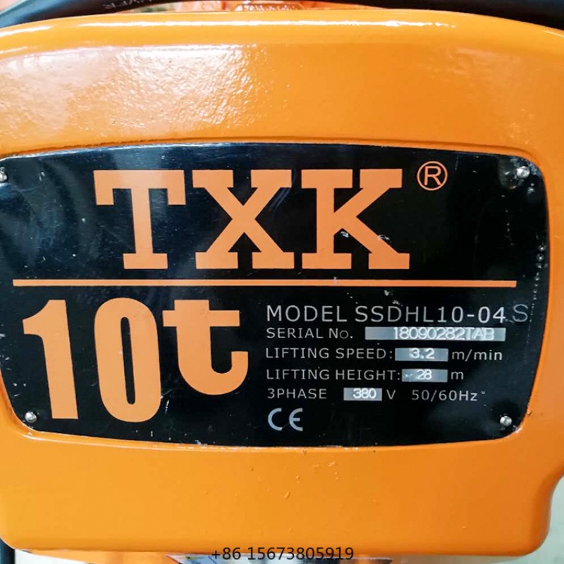 TXK Chain Hoist Electric 10ton - огляд і ціна Electric Chain Hoist
