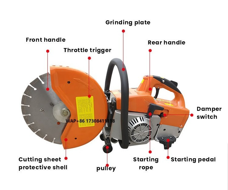 Concrete Road Cutting Machine  - огляд і ціна Electric Concrete Cutter